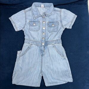 Old Navy Light Blue Denim Kids Romper